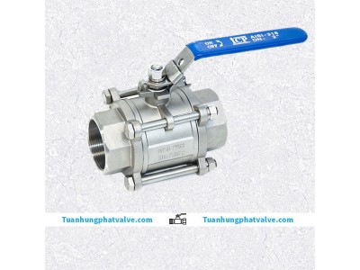  Van Bi 3 Thân Inox 304, Chịu Áp Lực Cao, Đóng Mở Nhanh